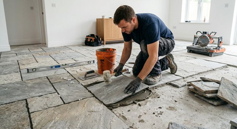 Granite Floor Installation in Kansas City, KS