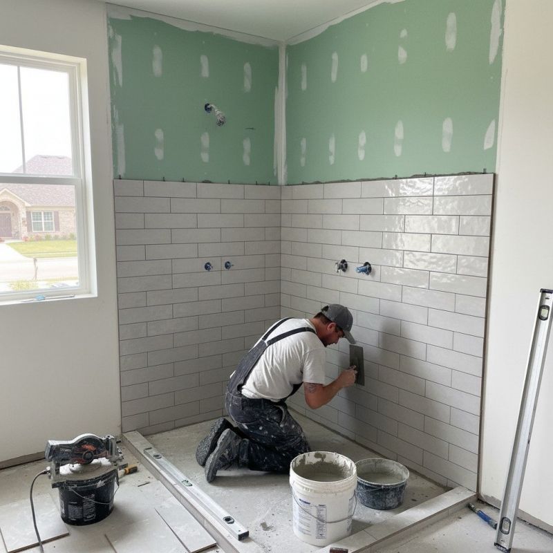 Tile Shower Floor Installation in Longmont, CO